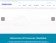 Tablet Screenshot of forslunds.se